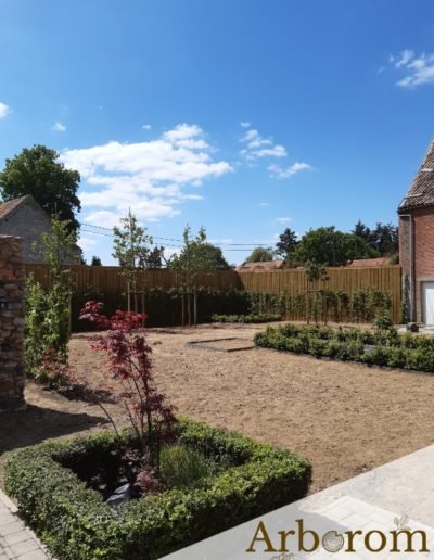 Création d'un jardin magnifique à Bernissart