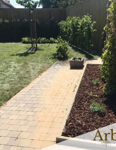 Jardinier pose de haie