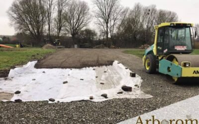 Terrassement et empierrement – agrandissement de notre parking