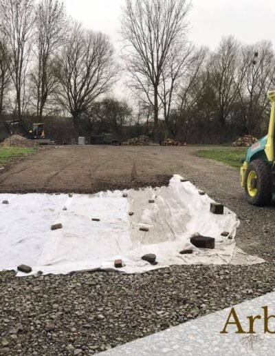 Empierrement d'un chemin privé