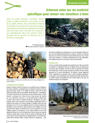Article paru dans GreenTechPower novembre 2023 page 1